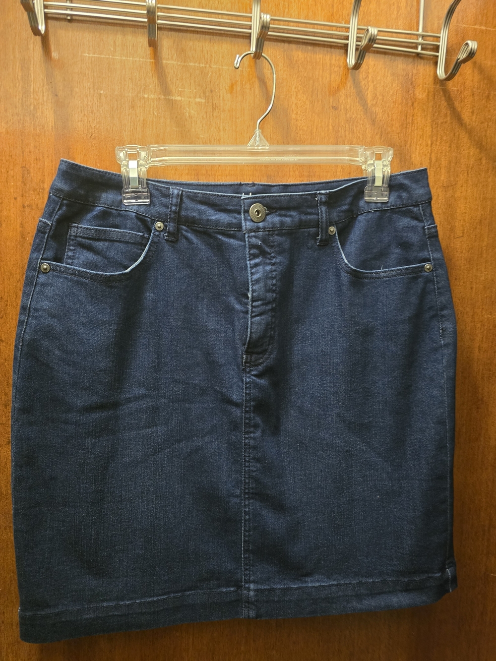 Style & Co. Dark Blue Denim Skirt